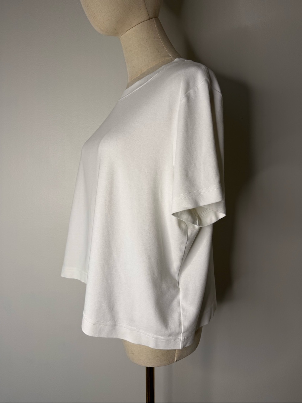 COS, high-quality white cotton T-shirt - Picture 2 of 7